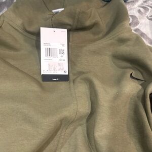 Nike Olive Green Cowl Neck Sweater